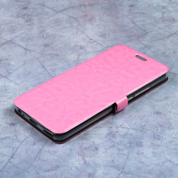Чехол-книжка Caseguru Magnetic Case Meizu M6 Note Глянцево-светло розовый