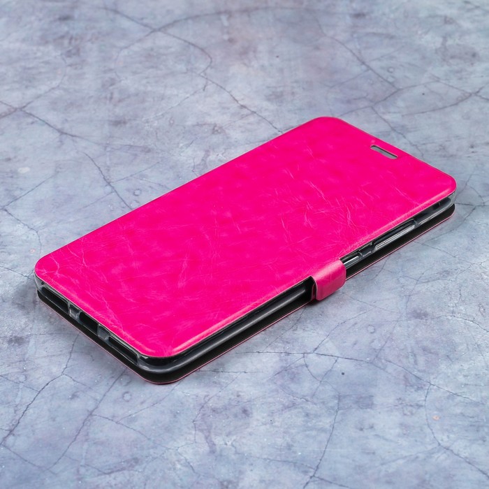 Чехол-книжка Caseguru Magnetic Case Asus Zenfone 4 Max ZC554KL Глянцево-розовый