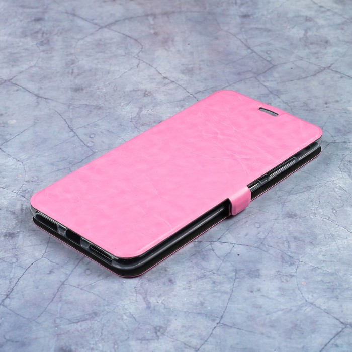 Чехол-книжка Caseguru Magnetic Case Asus Zenfone 4 Max ZC554KL Глянцево-светло розовый