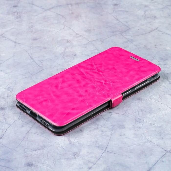 Чехол-книжка Caseguru Magnetic Case Asus Zenfone 4 Max ZC520KL Глянцево-розовый