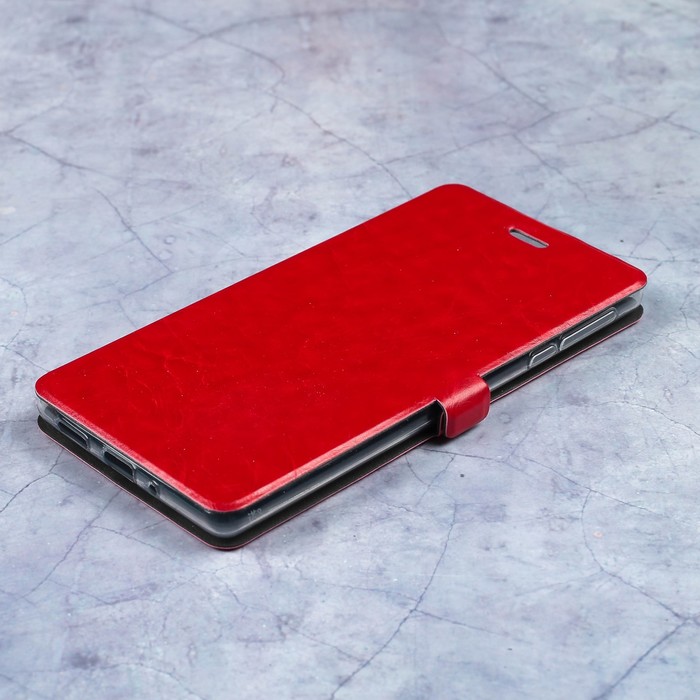 Чехол-книжка Caseguru Magnetic Case Nokia 3 Глянцево-красный