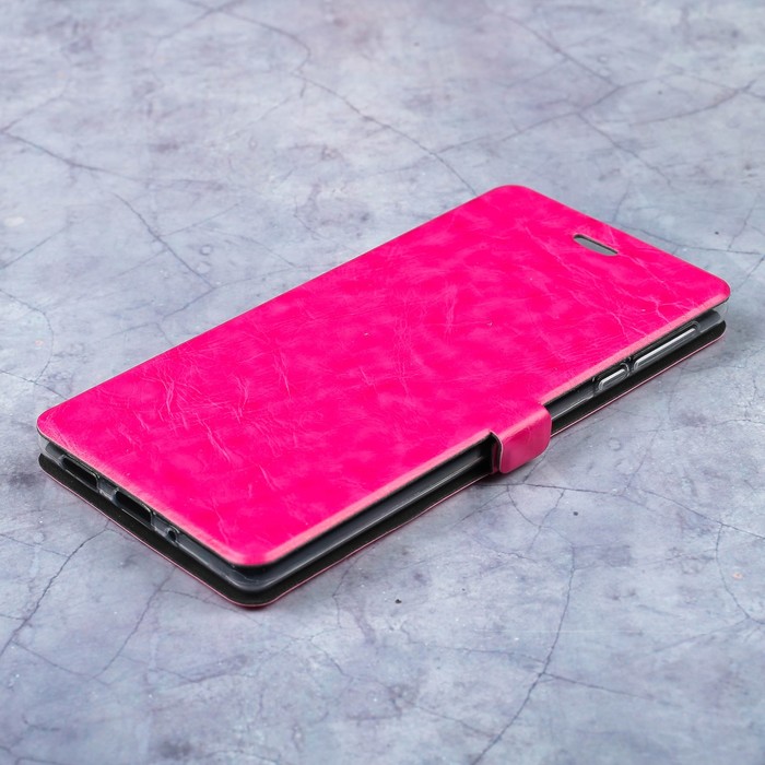 Чехол-книжка Caseguru Magnetic Case Nokia 3 Глянцево-розовый