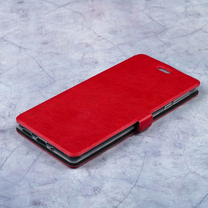 Чехол-книжка Caseguru Magnetic Case Nokia 3 Рубиново-красный