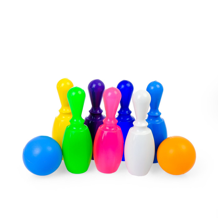 Кегли "Малышки №1 " 7 штук + 2 шара