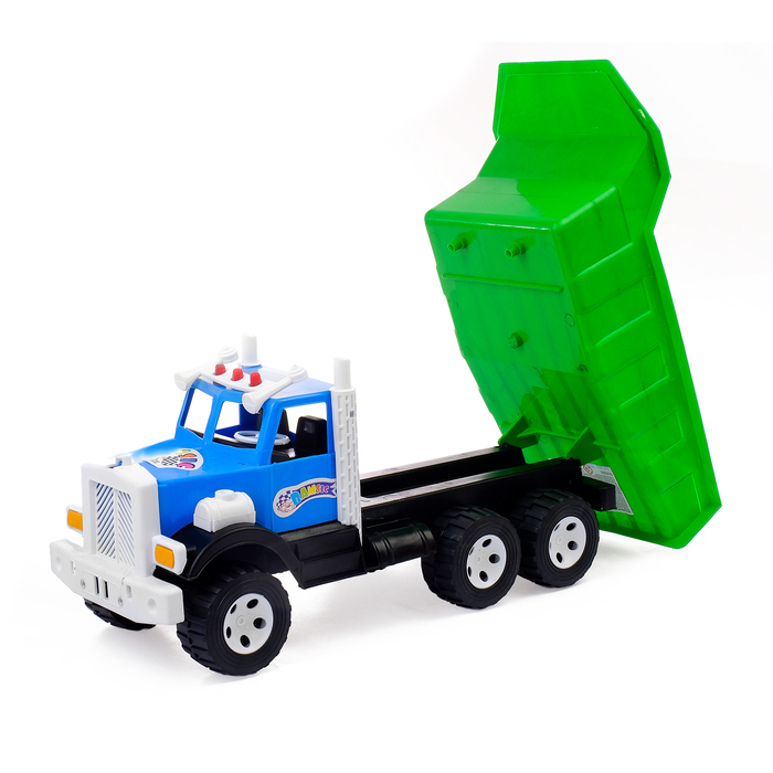 Самосвал "Фарго" + набор кубиклв малый , МИКС