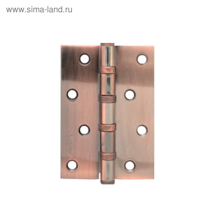 фото Петля дверная apecs 120х80-b4-steel-g, 4 подшипника, цвет золото, 2 шт.