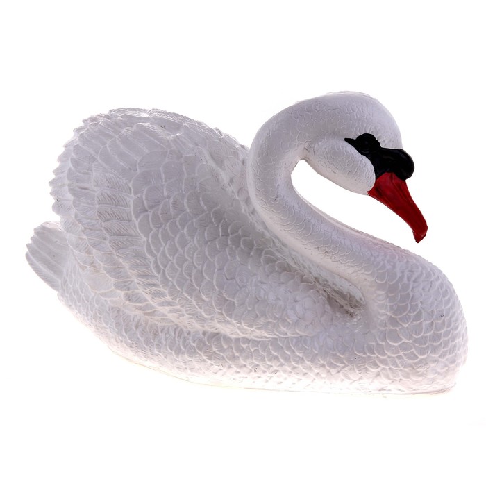 Садовая фигура "Большой белый лебедь"