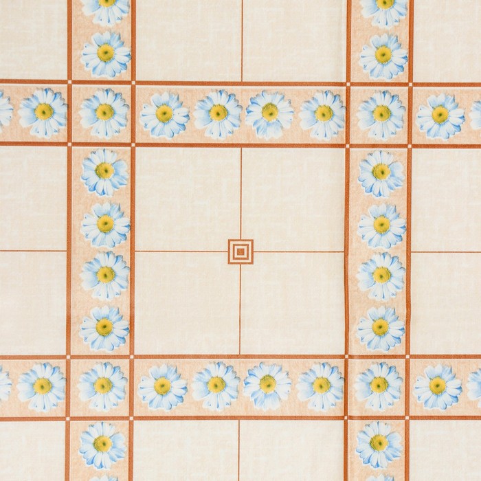 Скатерть на нетканой основе многоразовая с кружевом «Колорит», 135×200(+/-5) см, цвет МИКС