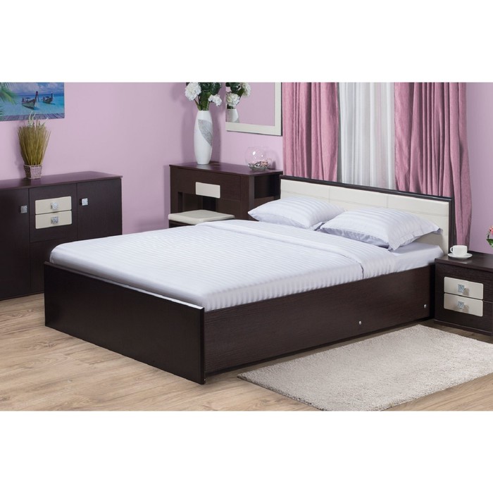 Кровать с подъёмным механизмом "Амели", 140х200 см, венге