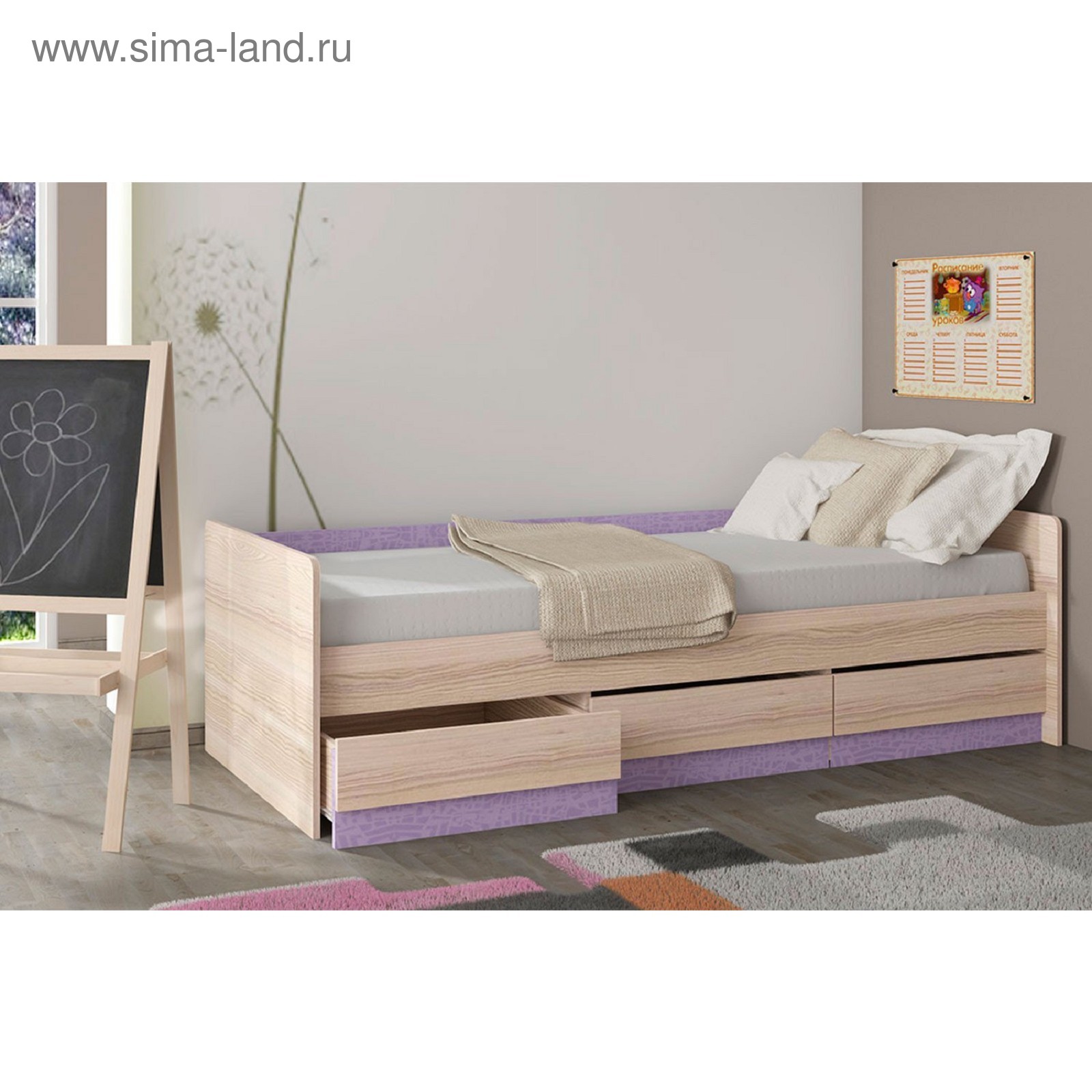 Кровать индиго ПМ 145