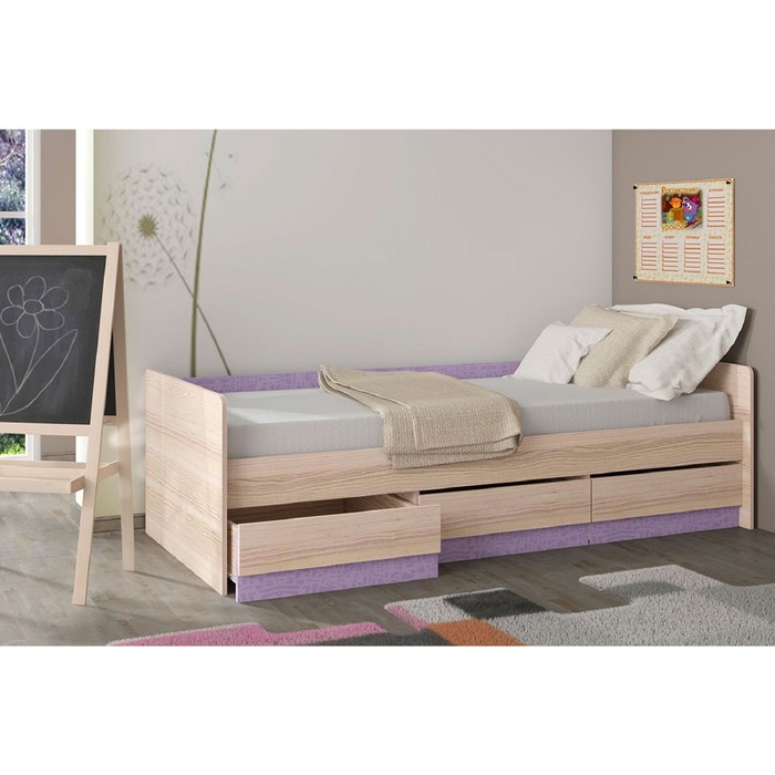 Детская кровать "Индиго", 80х200 см, ясень