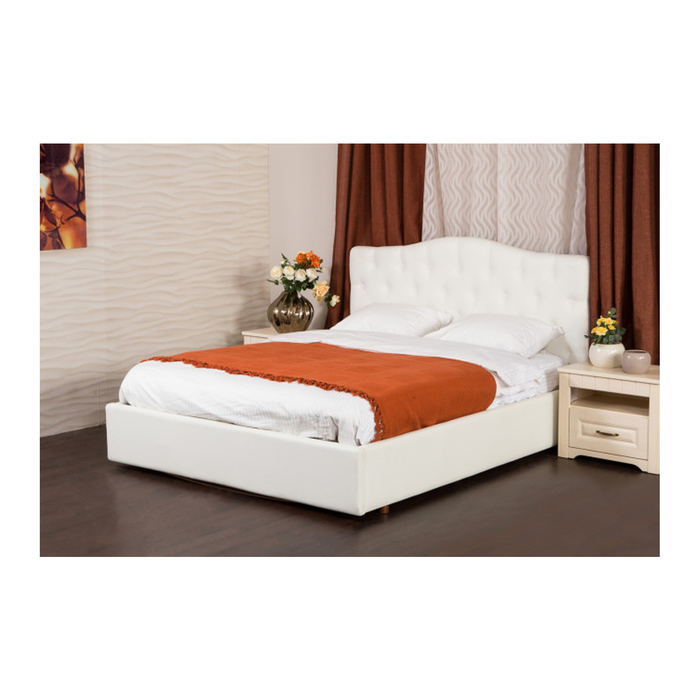 Кровать c подъёмным механизмом "Дафна", 180х200 см, белый