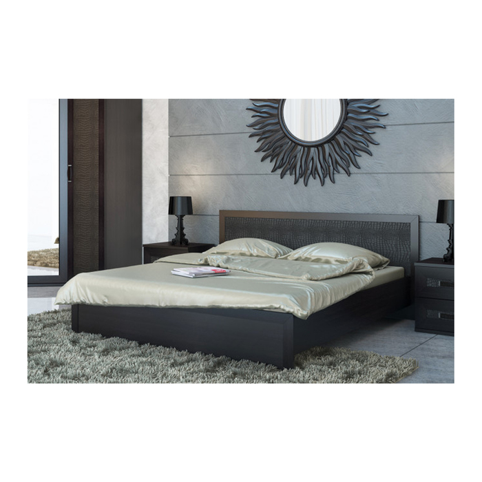 Кровать c подъёмным механизмом "Gloss", 160х200 см, венге