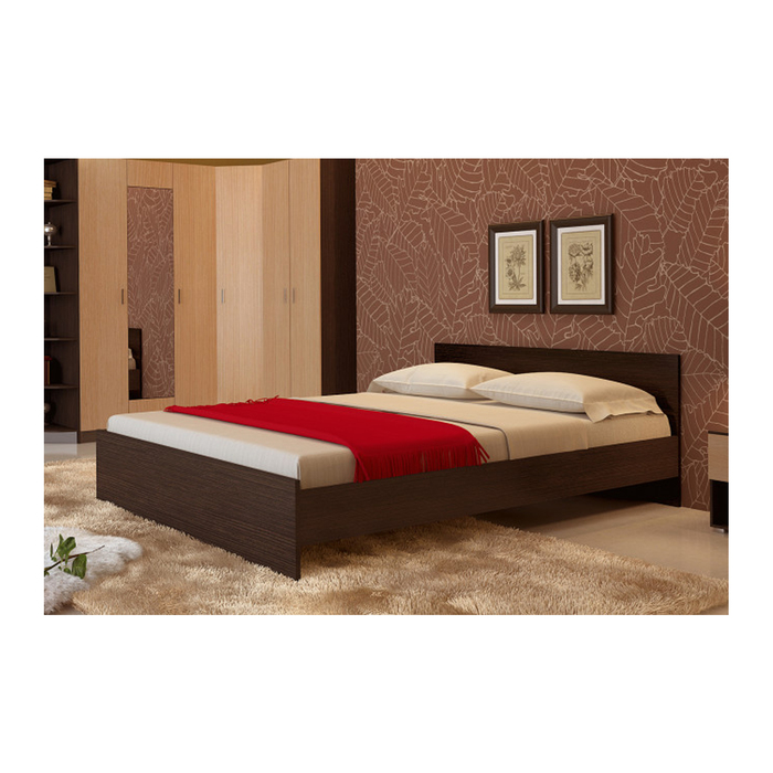 Кровать без ПМ "Николь", без основания, 180х200 см, венге