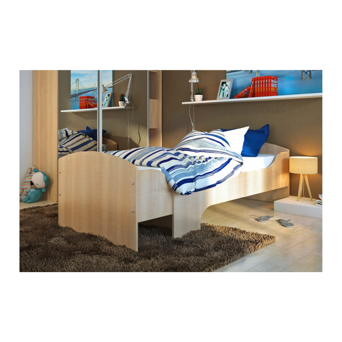 Детская "Джуниор" кровать раздвижная, 80х190 см, цвет мадейра