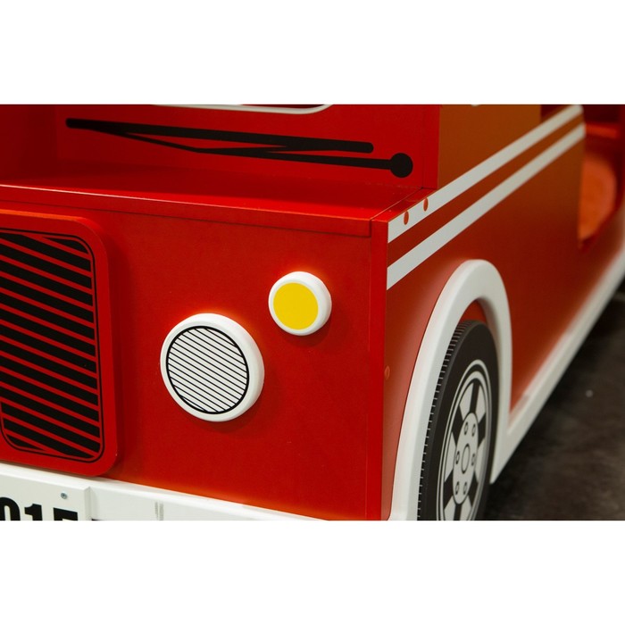 Кровать двухъярусная London "Bus", 90х190 см, красный