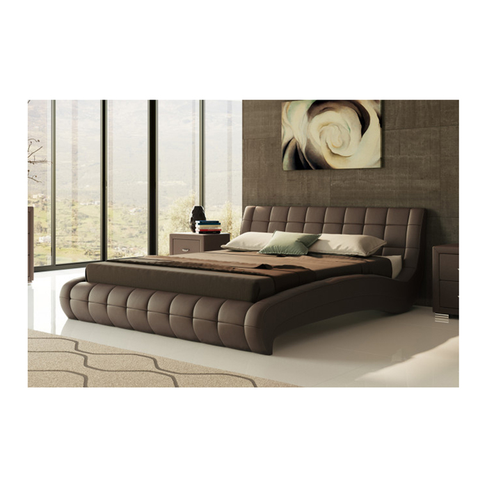 Кровать без подъёмного механизма "Maya", 180х200 см, коричневый