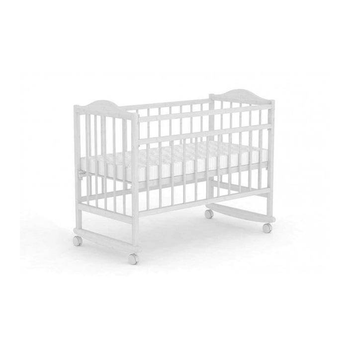 Детская кровать "Фея", с основанием, 60х120 см, белый