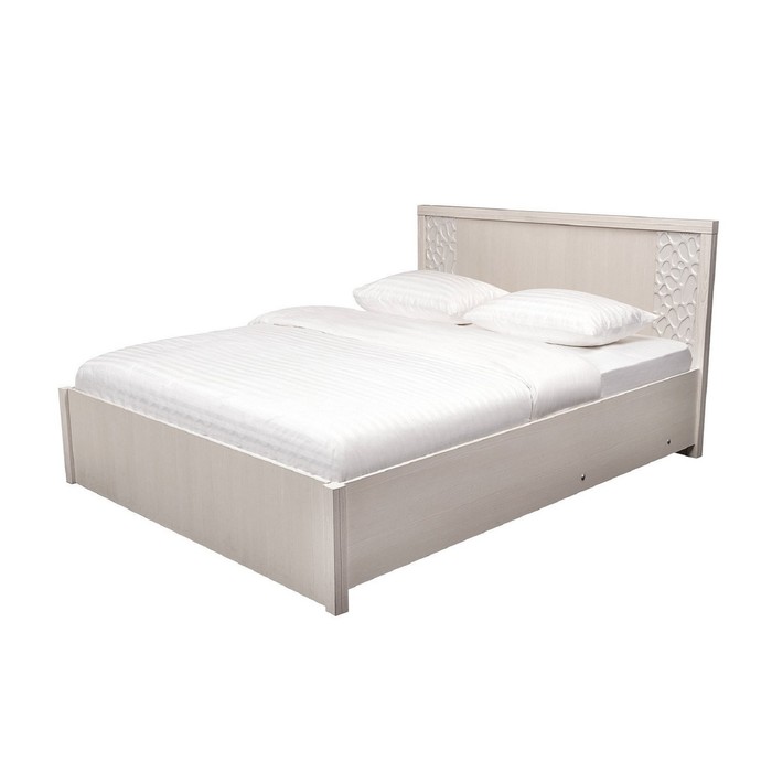 Кровать с ПМ "Wyspaa", с основанием, 160х200 см, бежевый