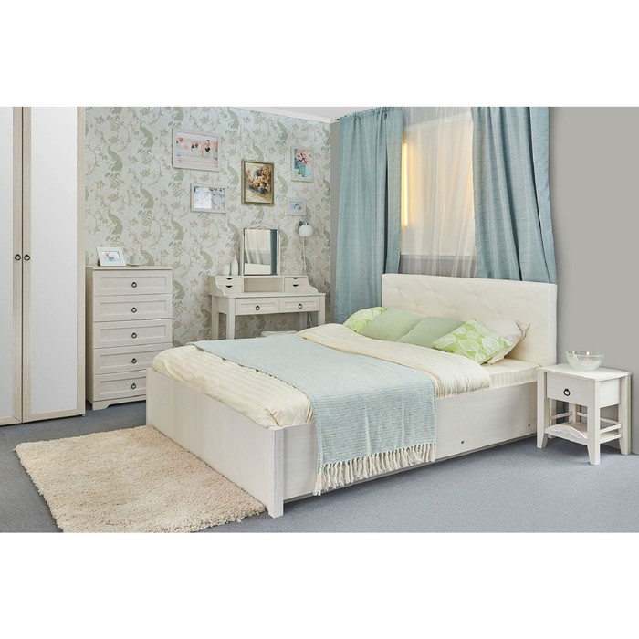 Кровать c подъёмным механизмом "Марсель Люкс", 140х200 см, бежевый