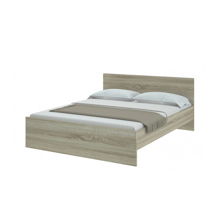 Кровать без ПМ "Николь", без основания, 140х200 см, дуб