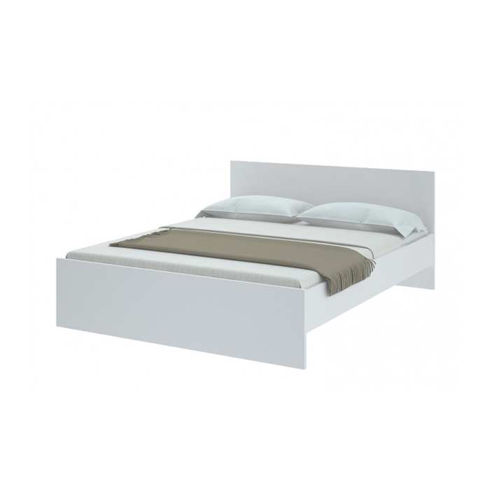 Кровать без ПМ "Николь", без основания, 140х200 см, белый