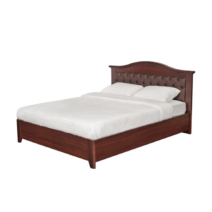 Кровать без подъёмного механизма "Виктория", 160х200 см, венге