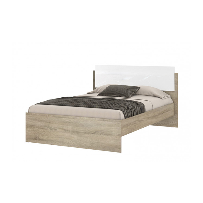 Кровать без подъёмного механизма "Бланка", 140х200 см, дуб