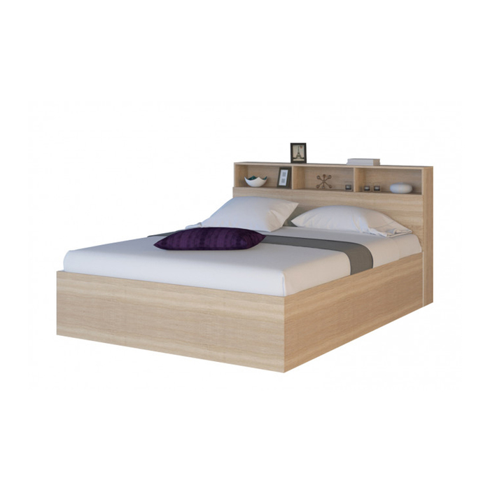 Кровать без подъёмного механизма "Морена", 180х200 см, дуб