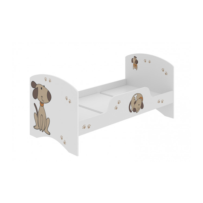 Детская кровать "Сказка", 80х160 см, белый шагр