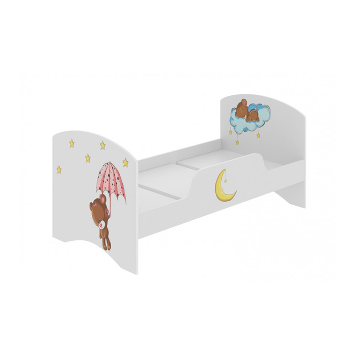 Детская кровать "Сказка", 80х160 см, белый шагр