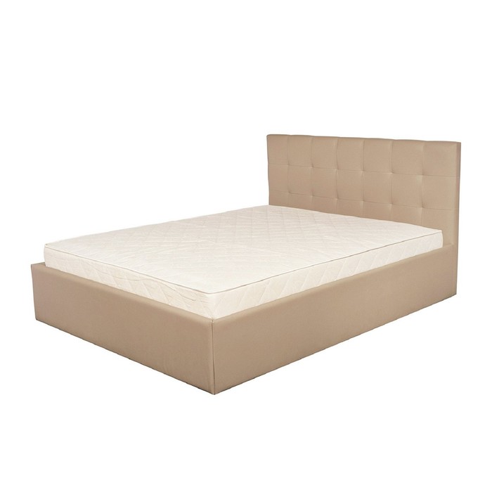 Кровать с ПМ "Коста", с основанием, 160х200 см, бежевый