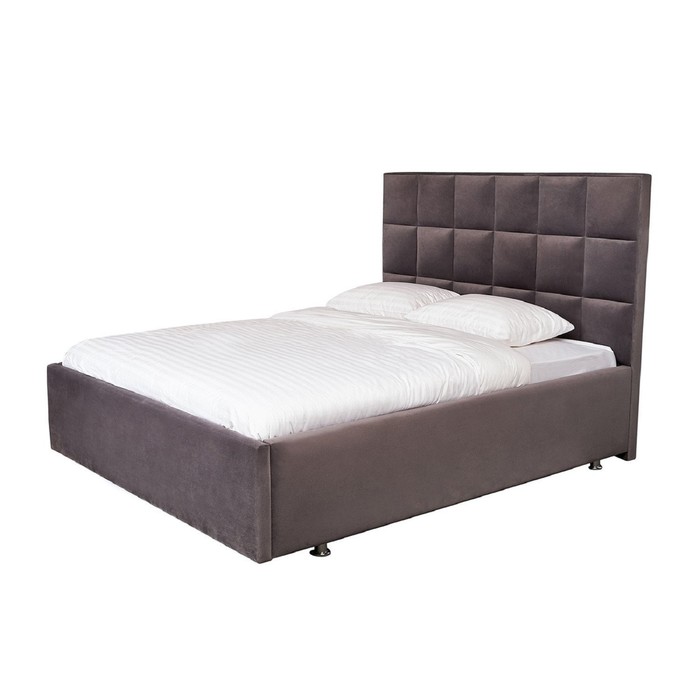 Кровать с подъемным механизмом "Тоскана", 180х200 см, серый