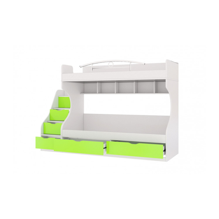 Кровать двухъярусная "Сан-Франциско", 80х200 см, белый