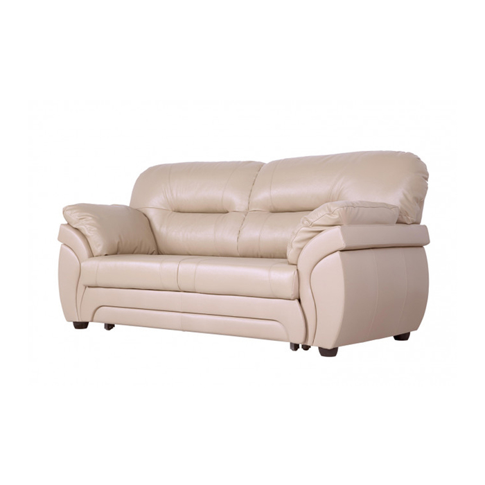 Диван "Бруклин", натуральная кожа, бежевый