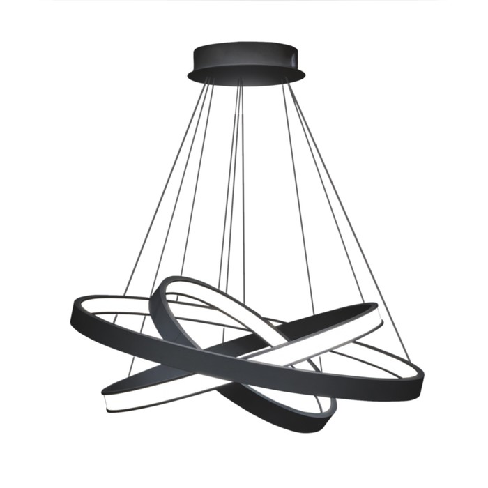 Люстра подвесная Spazio 62Вт LED 4000К 50x50x80см