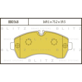 

Колодки тормозные BLITZ BB0368