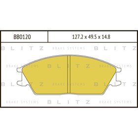 

Колодки тормозные BLITZ BB0120