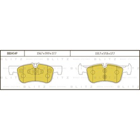 

Колодки тормозные BLITZ BB0454P