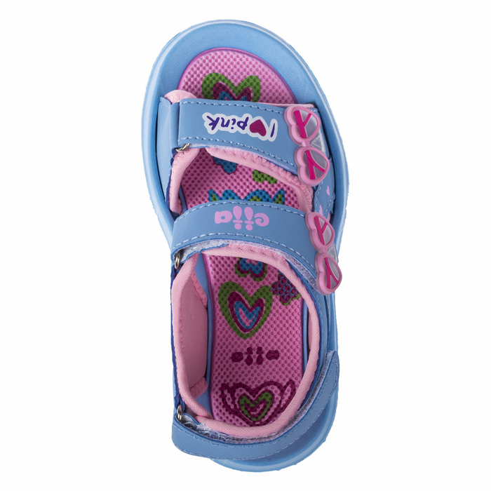 Сандалии для девочек арт. С-64053, цвет голубой, размер 32