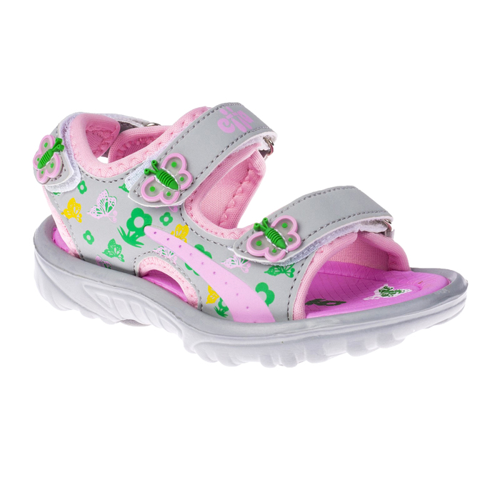 Сандалии детские арт. 64059-V, цвет серый, размер 26