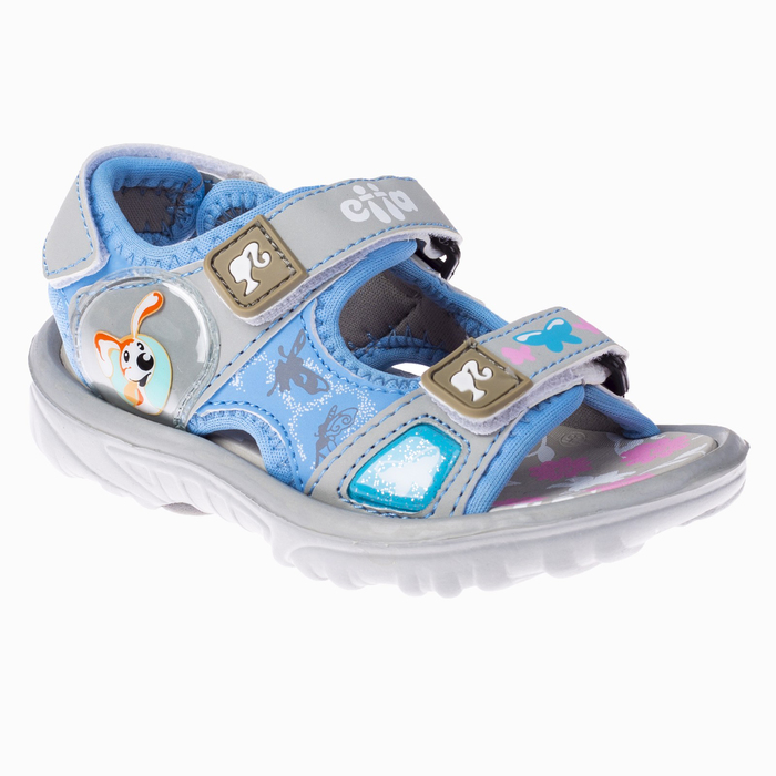 Сандалии для детей арт. С-64072, цвет голубой, размер 26