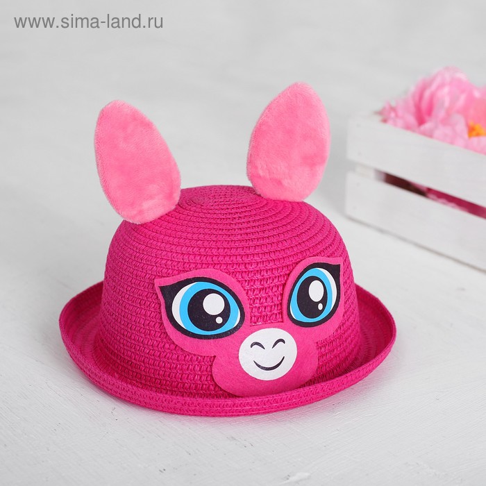 фото Панама с ушками «пони», детская, р-р. 54 см. от 2 до 6 лет