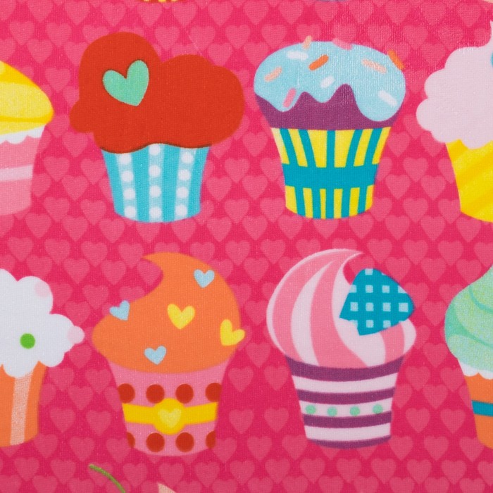 Полотенце пляжное 70*150 см, Пирожное, микрофибра 250гр/м2