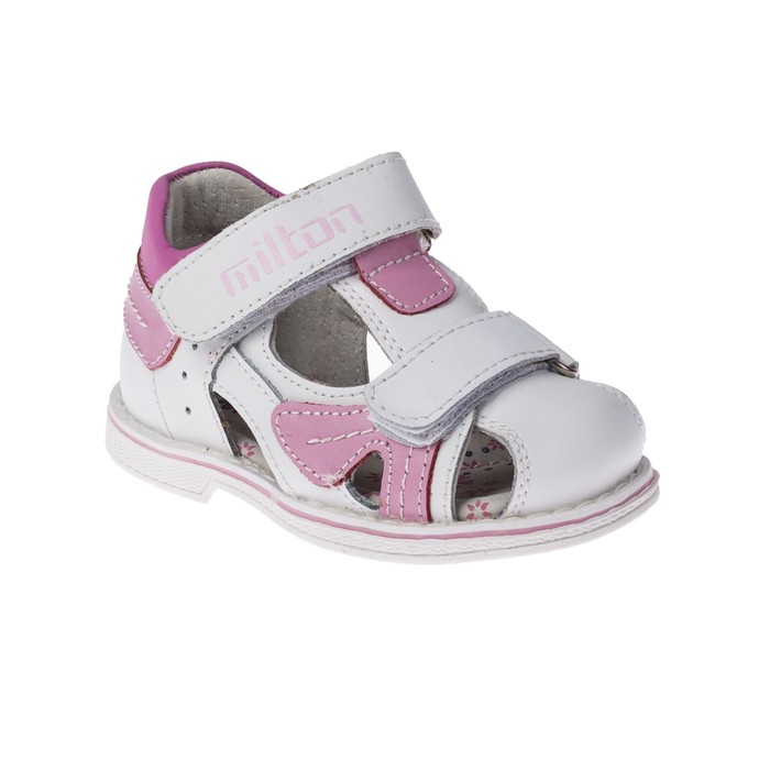 Сандалии детские арт. SС-23036, цвет белый/розовый, размер 21