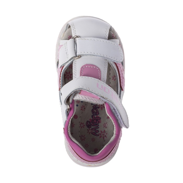 Сандалии детские арт. SС-23036, цвет белый/розовый, размер 22