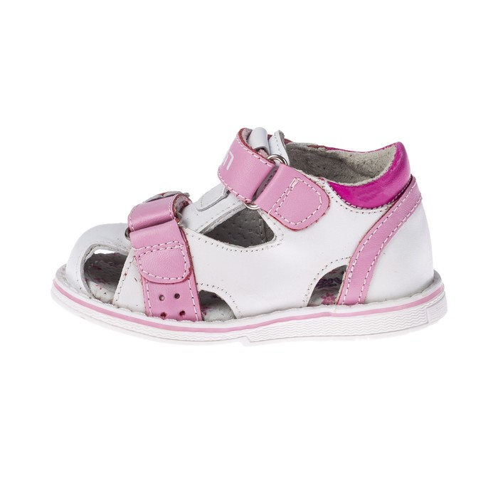 Сандалии детские арт. SС-23038, цвет белый/розовый, размер 22