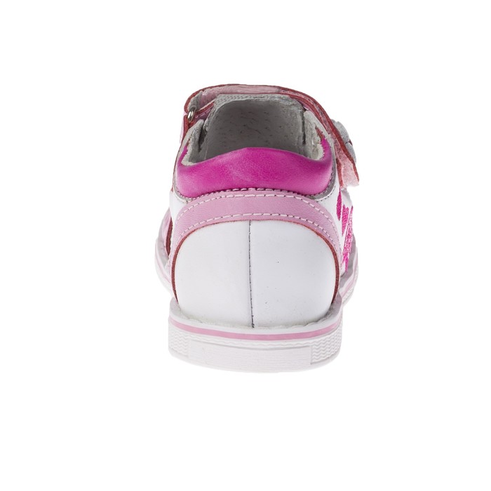 Сандалии детские арт. SС-23038, цвет белый/розовый, размер 22