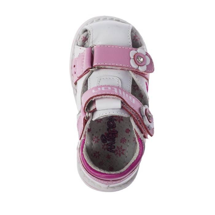 Сандалии детские арт. SС-23038, цвет белый/розовый, размер 22