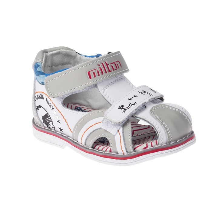 Сандалии детские арт. SB-24009, цвет серый, размер 21